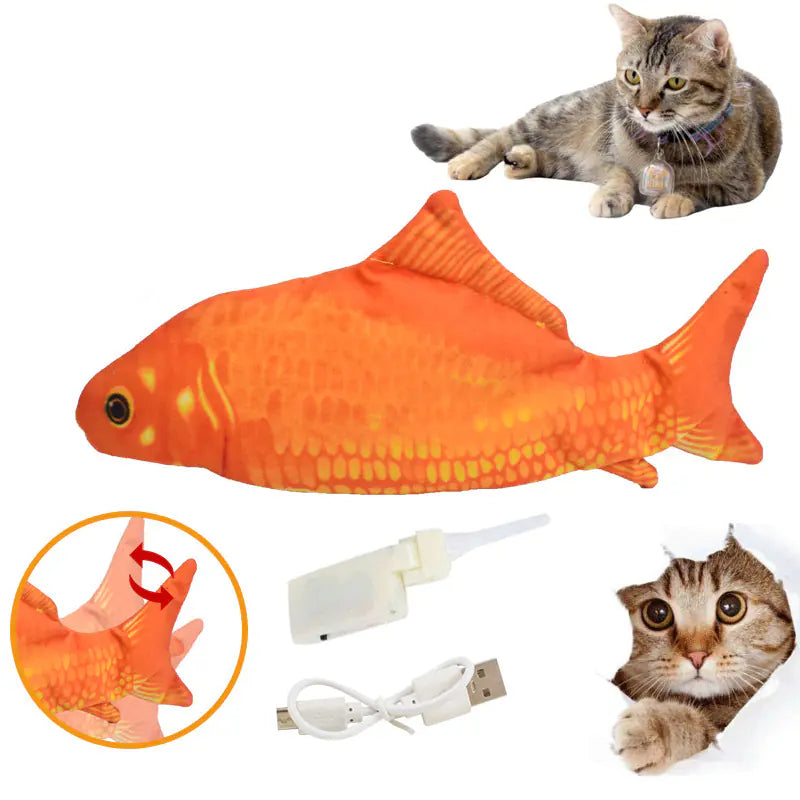 Electric Cat Toy - Wobbling Fish