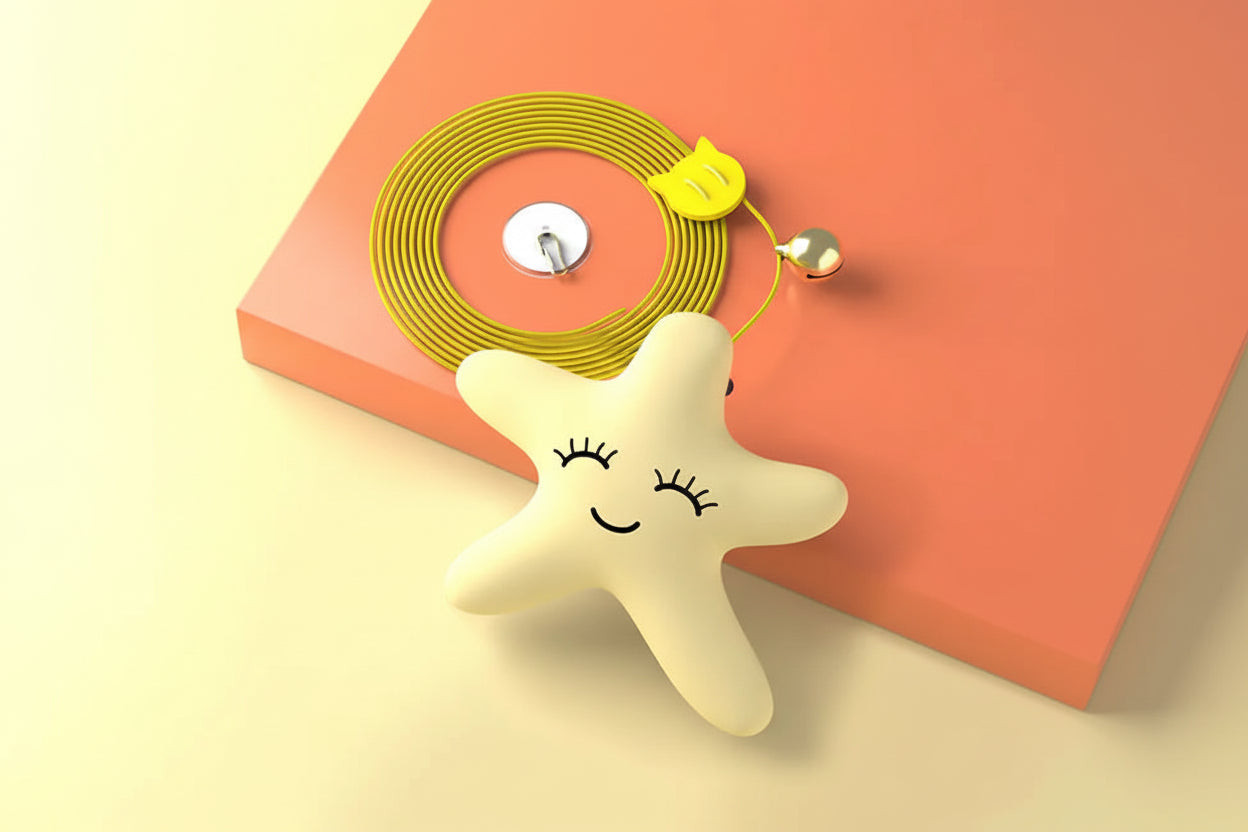 Cat Toy with Hanging Feather Teaser and Bells