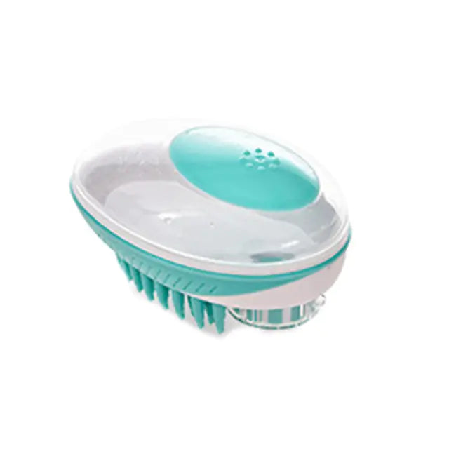 2 in 1 Pet Bath Brush and Grooming Comb for Dogs/Cats