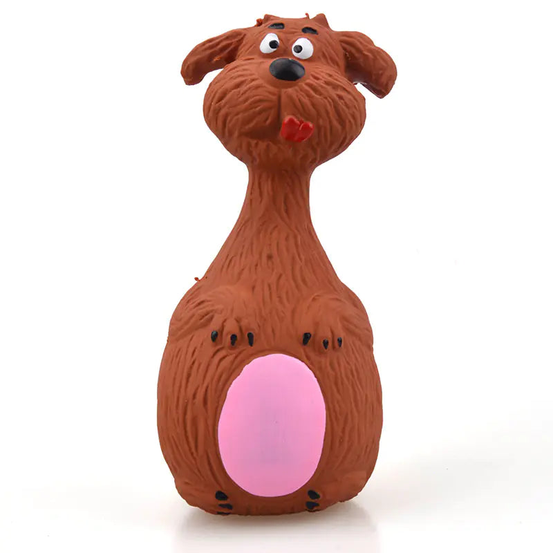 Interactive Soft Latex Chew Toy for Dogs