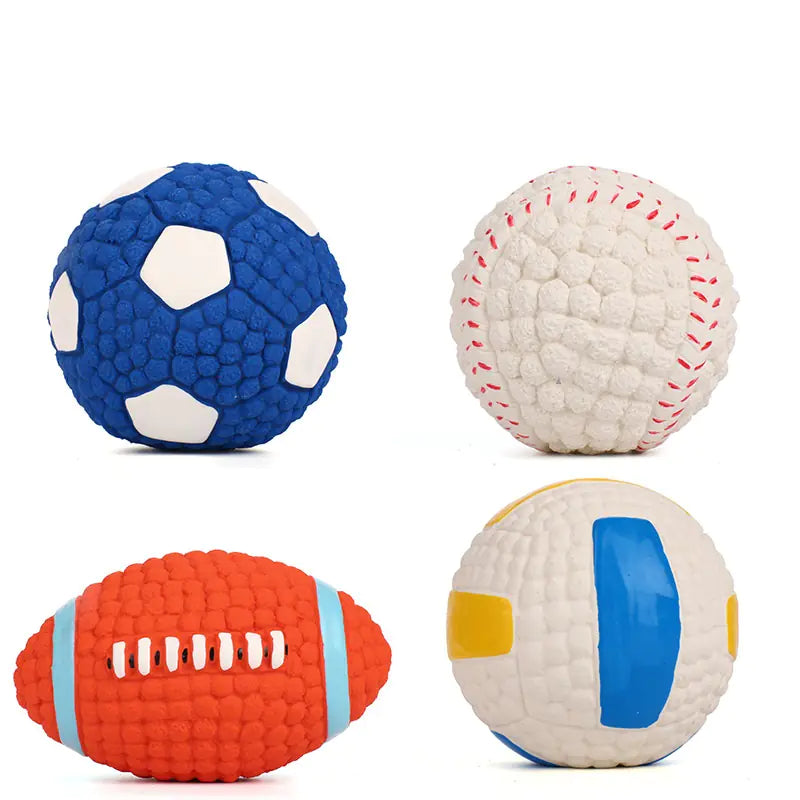 Durable Interactive Chew Ball for Dogs and Pets