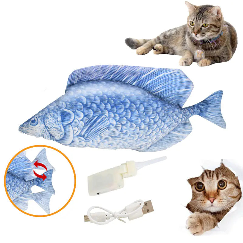 Electric Cat Toy - Wobbling Fish