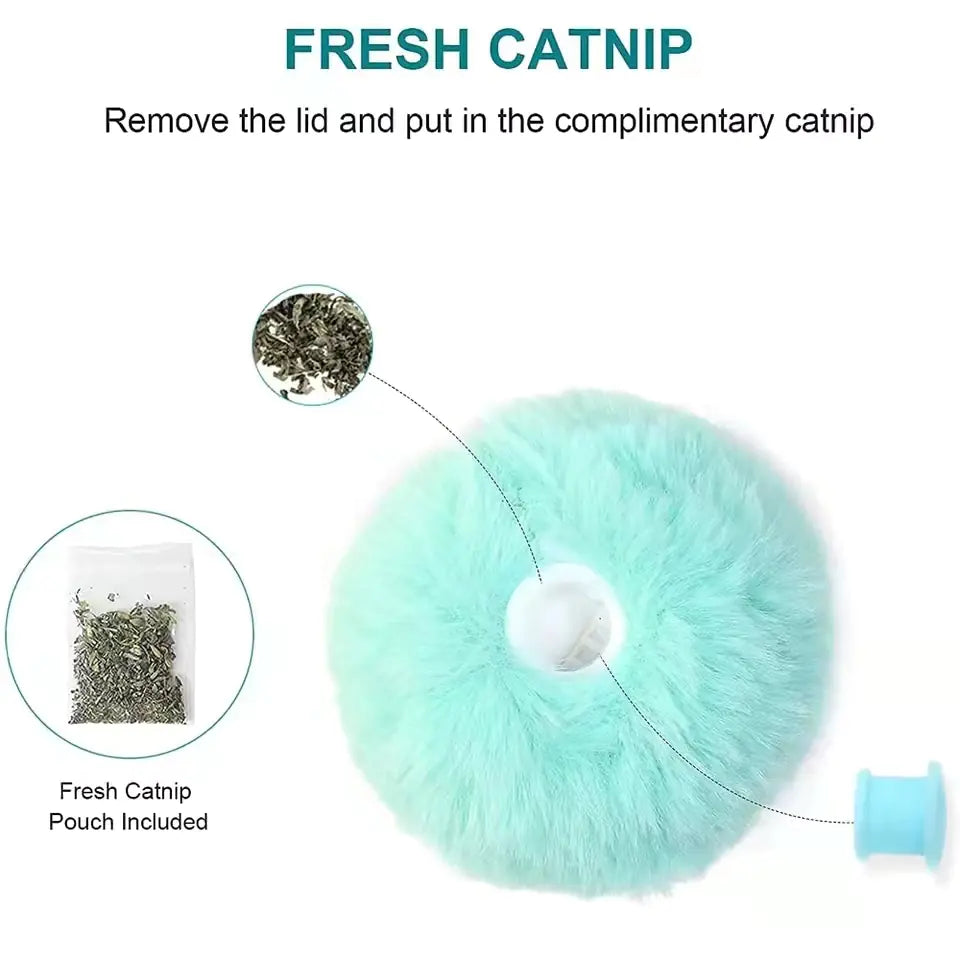 New Pet Cat Peppermint Sounds Relaxing Toy Ball