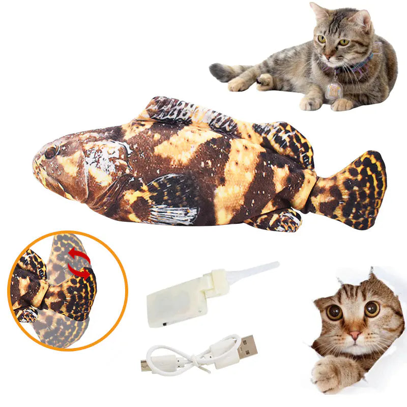 Electric Cat Toy - Wobbling Fish
