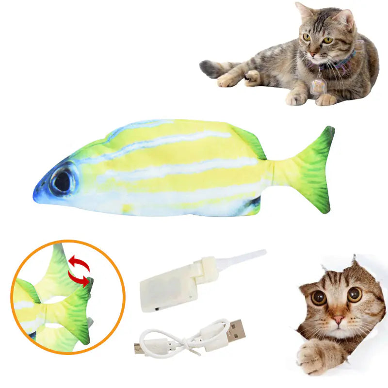 Electric Cat Toy - Wobbling Fish
