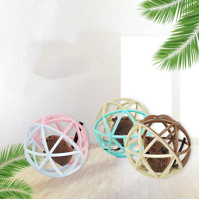 Pet Cat Toy Ball with Cage