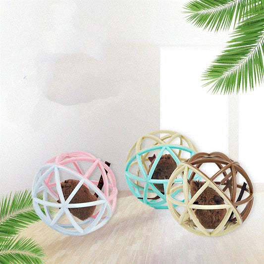Pet Cat Toy Ball with Cage