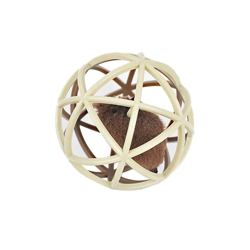Pet Cat Toy Ball with Cage