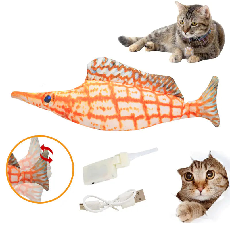 Electric Cat Toy - Wobbling Fish
