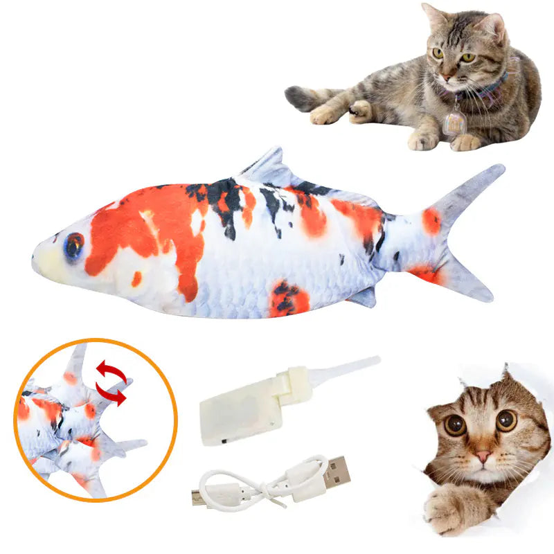 Electric Cat Toy - Wobbling Fish