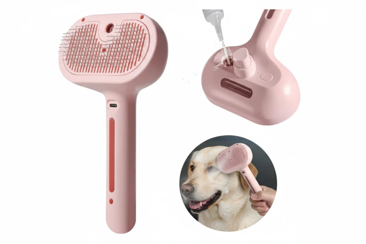 Pet Hair Spray Brush