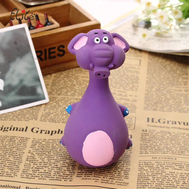 Interactive Soft Latex Chew Toy for Dogs